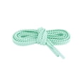 thumbnail image 2 of INSPIRE CHIC Flat Colorful Shoelaces Work Boot Laces Fashion Shoe Laces 2 Pairs Aquamarine 120cm/47.24", 2 of 4