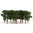 thumbnail image 1 of 20pcs Banyan Trees Model Train Scenery Landscape Scale 1: 150 Verde Sunnimix Paisaje de tren, 1 of 8