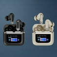 thumbnail image 2 of Auriculares Intrauditivos Inalámbricos V8 con Cancelación de Ruido ANC, Controles de Pantalla Táctil, Color Negro, 2 of 5