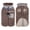 Coffee, variant on Pet Fleece Dog Vest With Pocket Zipper Design Winter Warm Dog Apparel for Small Dogs