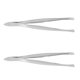 thumbnail image 4 of Pinzas de acero inoxidable para depilación de cejas, 2 unidades, color aleatorio, 4 of 5