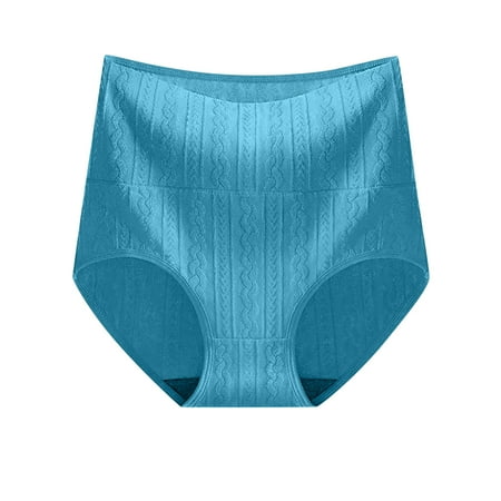 

JDEFEG Cotton Underwear For Women Ladies Underwear Cotton Seamless Triangle High Waist Abdominal Lifting Panties Womens Barely There Underwear Polyester Spandex Green Xl