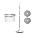 thumbnail image 1 of MOP y cubo, auto -retorciendo 360  degree girando el cabezal de trapeador redondo con 2 almohadillas de trapeables reemplazables para laminado, baldosas,, 1 of 9