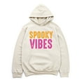 thumbnail image 3 of Spooky Vibes Bright Distressed - Women's Graphic Hoodie, 3 of 9