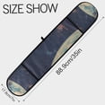 thumbnail image 3 of Yayeee Double Oven Mitt Kitchen Heat Resistant Baking 35" x7" Quilted Glove, Blue Earth, 3 of 6