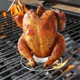 thumbnail image 3 of WEIWEIGG Stainless Steel Beer Can Chicken Holder, 6.3 Inch Grill & Oven Stand for Outdoor Grilling, Camping BBQ, Evenly Cooks Whole Chicken with Beer Infusion, Durable Grill Rack, 3 of 7