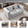 thumbnail image 4 of Rophefx Mid Century 2-Seater Sofa Couch for Bedroom, Living Room, Lounges, Office, Apartment, 4 of 7