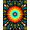 Black, Pattern 2, variant on ODIKA 4'x6' Machine Washable Non-Slip Area Rug, Vintage Crochet Inspired Festive Interlocking Ornament Design High Traffic Rug, Blue, 646090