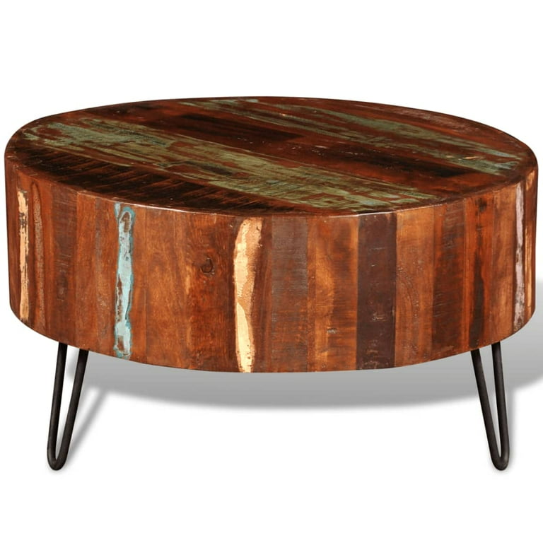 Vidaxl coffee table cheap solid reclaimed wood