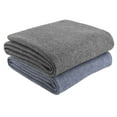 thumbnail image 3 of Mainstays Super Soft Fleece Blanket, Gray, Full/Queen, All Ages, Multi-Room Use, 3 of 5
