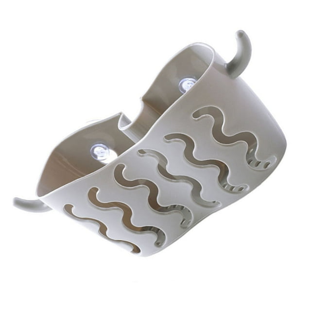 Kitchen Drain Shelf Kitchen Drain Basket Suction Strainer Organizer Bathroom Sink Storage Holder Kithchen Sink Basket