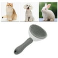 thumbnail image 6 of Unique Bargains 1 Pc Durable Flower Shape Pet Grooming Brush for Pet 7.87"x4.13"x1.97" Gray, 6 of 6