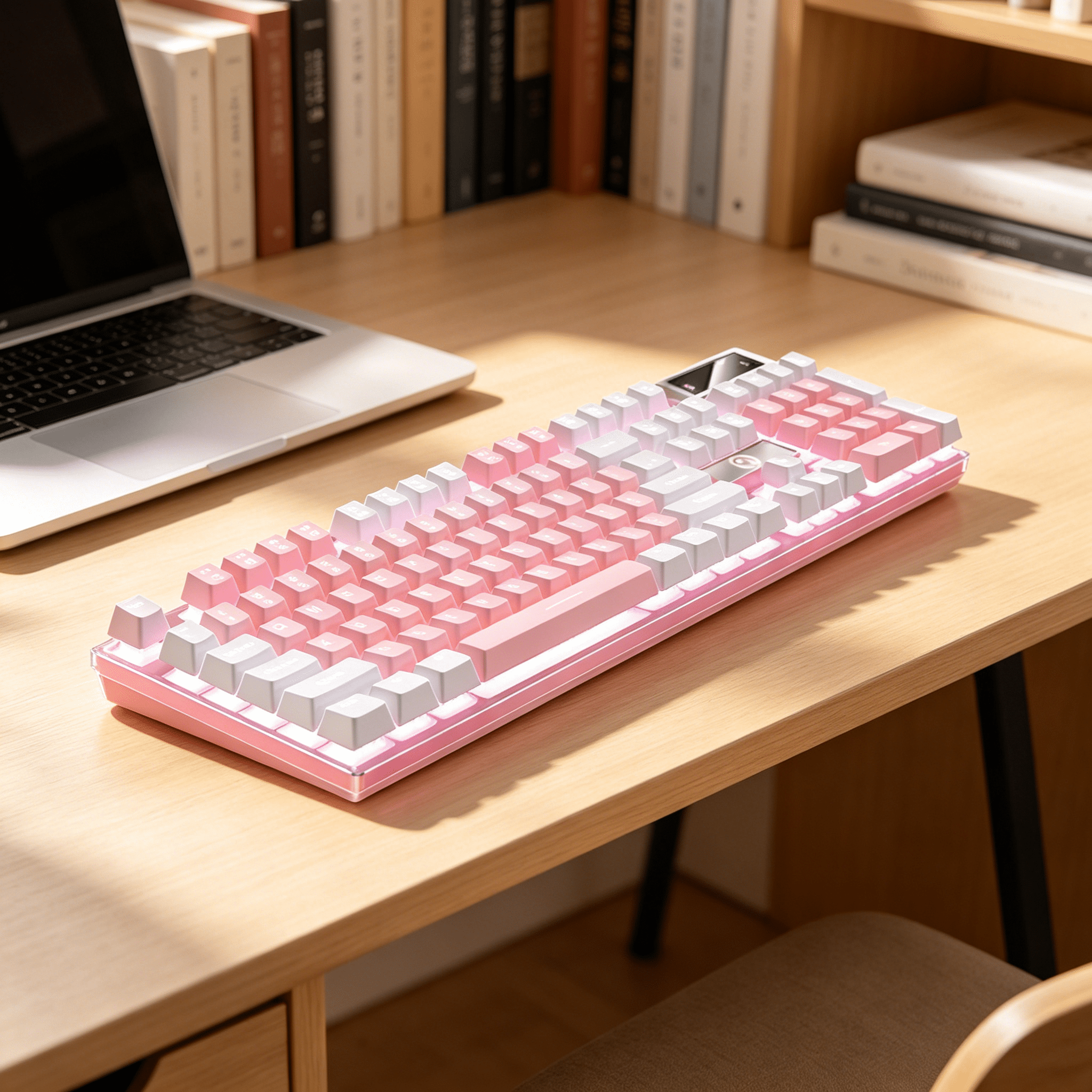 GJX 2026 New Wired Gaming Keyboard Computer Electronic Pink Abs Office for Gaming,Office Work,Typing,Remote Work,Home Office,Productivity Boost