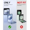 thumbnail image 2 of Funda Vizvera para Samsung Galaxy Z Flip 6 con protector de pantalla, 2 of 8