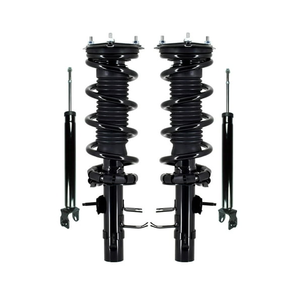Set Front Quick Complete Strut-Coil Spring-Rear Shock For 2009-2013 Infiniti G37 Coupe AWD