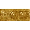 thumbnail image 6 of Trimz Elegance Faux Carved Floral Scroll Leaf Medallion Wallpaper Border - Classic French Architectural Design - Gold, Brown - 15' L x 6.85" W, 6 of 6