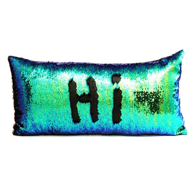 Throw Pillow Cases Glitter Pillow Cover Sequins Throw Pillow Case Cafe