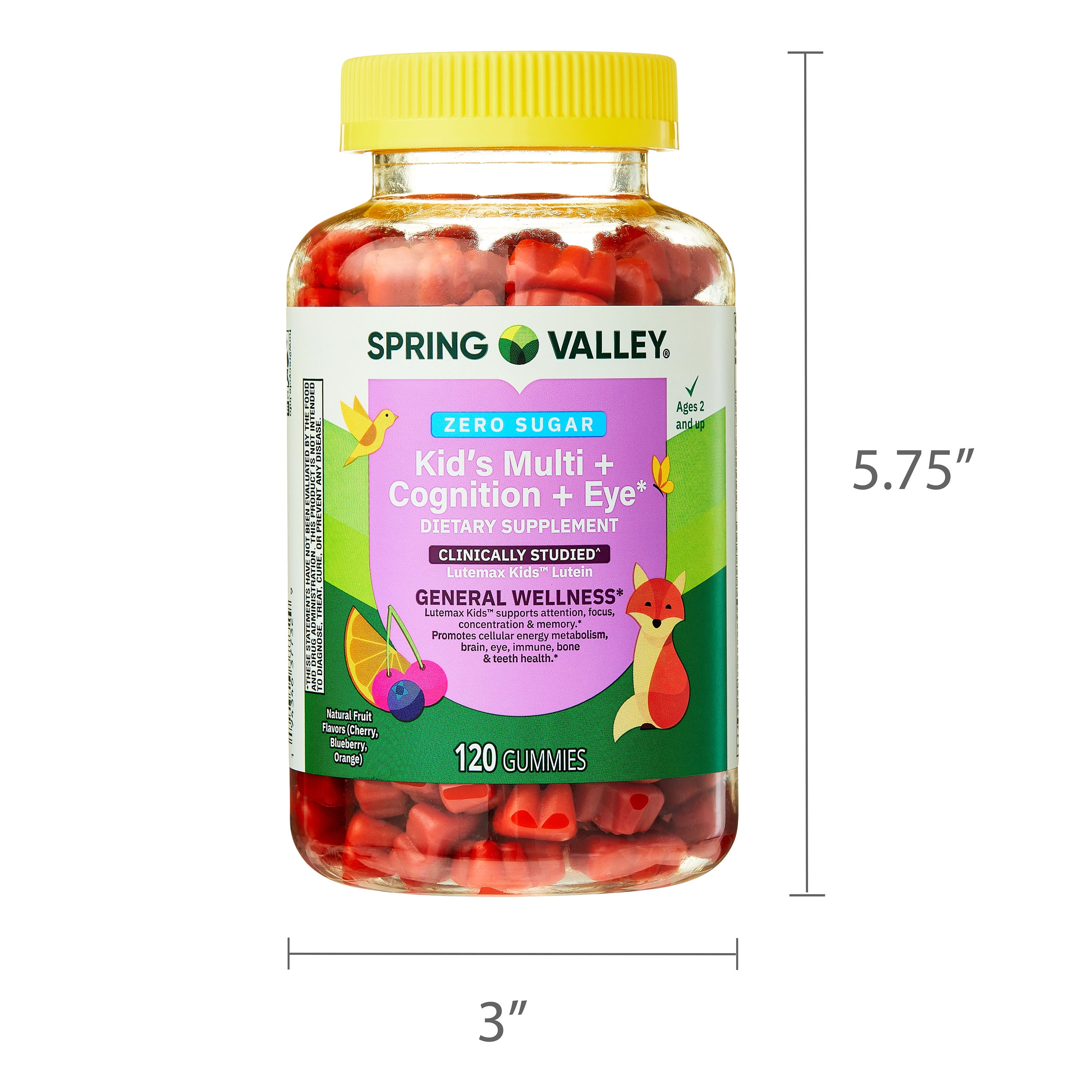 邦楽 VULGARITY KIDS GISM Lil Critters Kids Fiber Gummy Bears Supplement - 90 Count