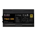 thumbnail image 4 of EVGA SuperNOVA 750 G5 750W ATX12V/EPS12V Bloc d'Alimentation pour Ordinateur avec Emballage de Vente au Détail, 4 of 7