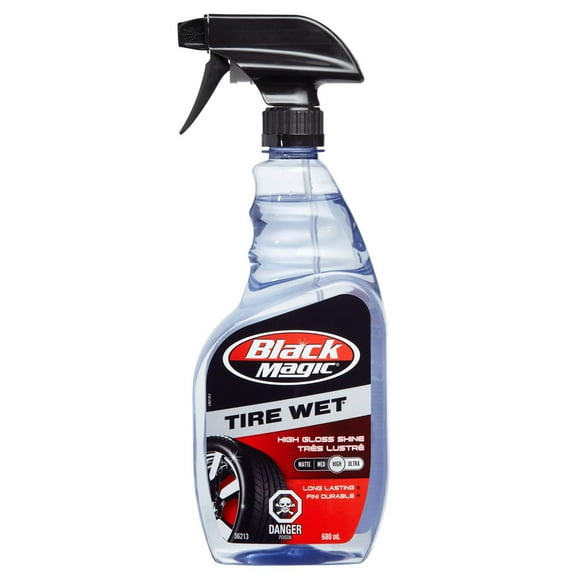 Black Magic Tire Wet Tire Shine Spray, 680mL