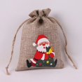 thumbnail image 1 of Bolsas de arpillera de Navidad JAMW Sencillez 10 piezas, 1 of 5