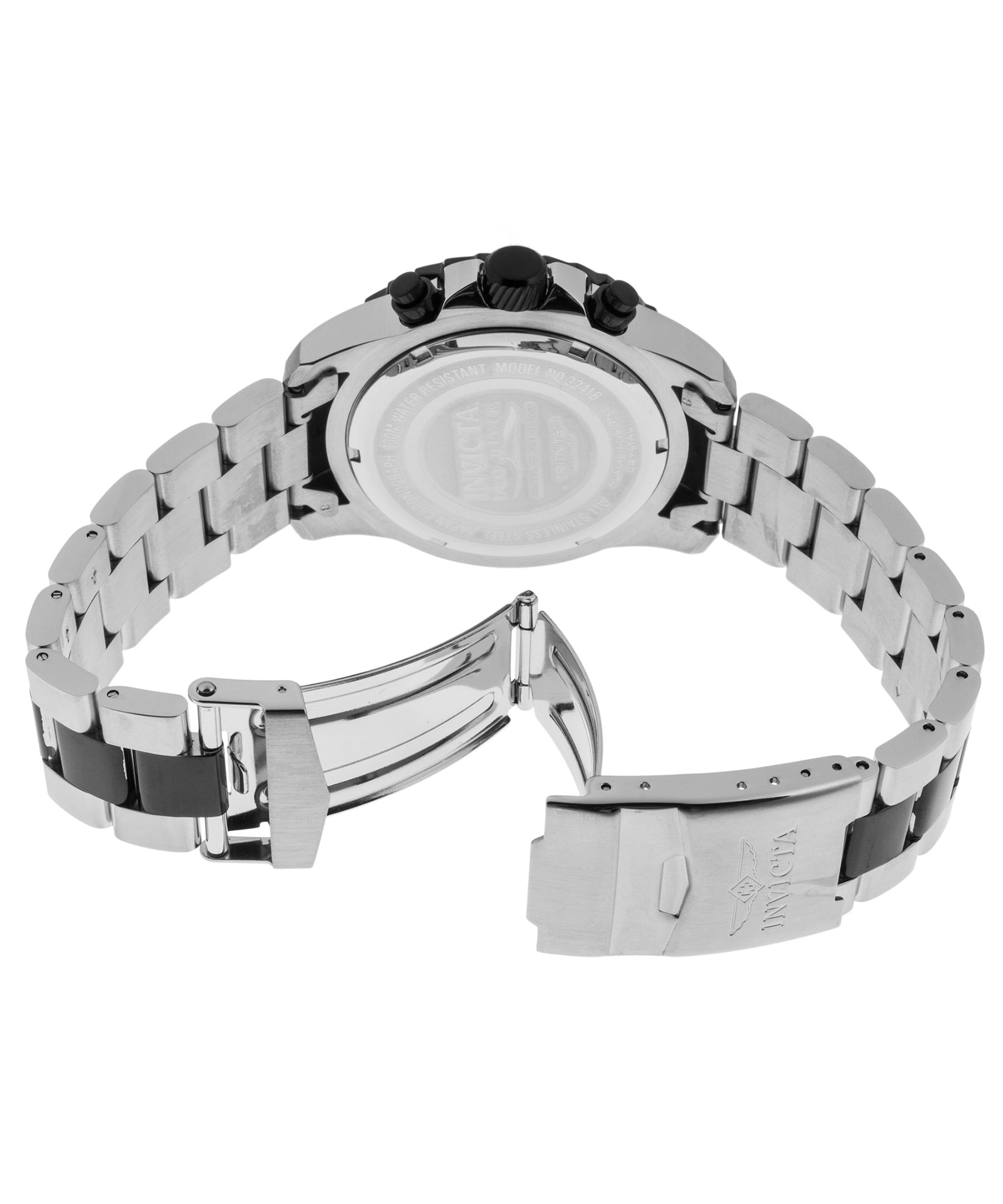 Invicta Men's Pro Diver 22416 Silver Stainless-Steel Japanese Chronograph Diving Watch