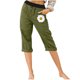 thumbnail image 1 of Pantalones Elásticos de Cintura para Mujeres Capris de Salida Casual Sólido con Bolsillos, Capris de Mujer para el Verano, 1 of 5
