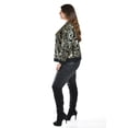 thumbnail image 2 of Sudadera de terciopelo con lentejuela Roman Fashion /Tallas Extras, 3364 (Dorado) negro 40, 2 of 6