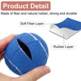 thumbnail image 3 of Uxcell 2 Pcs Balles de Tennis Prédécoupées pour Protection des Pieds et du Sol, Bleu Foncé, 3 of 6