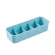 thumbnail image 2 of Organizador de ropa interior Caja de almacenamiento de plástico | Compartimento apilable de 5 rejillas | Diseño de Techo Abierto | Almohadillas antideslizantes | Cajón que ahorra espacio, 2 of 6