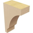 thumbnail image 5 of 2"W x 4"D x 6"H Classic Moab Rough Cedar Woodgrain TimberThane Corbel, Primed Tan, 5 of 6