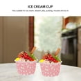 thumbnail image 4 of EeaseCA 50 Pcs Gobelets en Papier Gobelets à Crème Glacée Gelée (Rose), 4 of 9