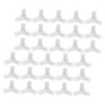 thumbnail image 4 of Greenadscape 30 Pcs Accessoires de Tente Extérieure Connecteurs de Canopy Blanc PP Résistant à l'Usure, 4 of 8
