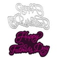 thumbnail image 4 of Happy Father's/Mother's Day Metal Cutting Dies DIY Decor Embossing, 4 of 8