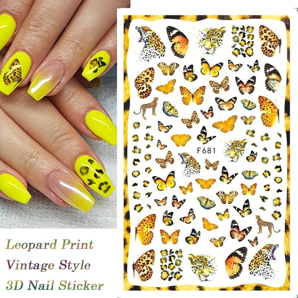 Stickers Autocollants Pour Ongles - Design Variés - Neuf Sous Blister - Déco Nail Art