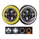 thumbnail image 1 of Redondo Ojo Ángel Wrangler Jeep Vocho Jk Par 7'' Faro H4 Led, 1 of 8