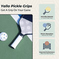 thumbnail image 4 of Yalla Tennis & Pickleball Grip Tape - Premium Overgrip for Paddles & Rackets (White, 2 Pack, 4 of 7