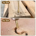 thumbnail image 5 of 6Pcs Titanium Coated HSS Twist Drill Bits, 3-8mm Hex Shank Serrated Cutting Drill Bit y9316, 5 of 7