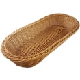 thumbnail image 3 of Poly-Wicker Bread Baskets Set of 5 - 14.5" Woven Polypropylene (5 Total Baskets), 3 of 4