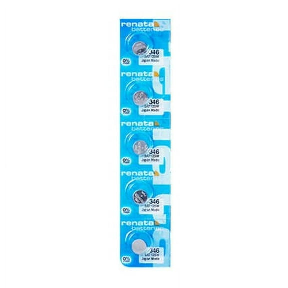 Renata Batteries 346 / SR712SW Watch Battery (5 Pack)