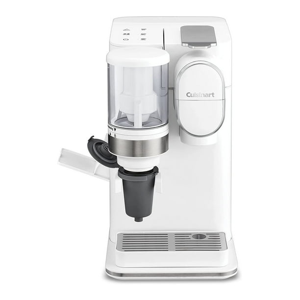Cuisinart Conical Burr Grind and Brew SingleServe Coffeemaker (White