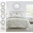 thumbnail image 2 of Laura Ashley Maison Madelynn Coton Ensemble Couette 7 Pcs Bonus, Très Grand Lit, 2 of 11