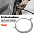 thumbnail image 2 of Unique Bargains 2 Pcs 100cm Tire Inflator Extension Hose with Air Release Pump Tube Tire Valve Connection Pipe, 2 of 7