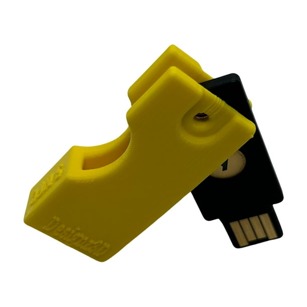 Funda protectora con tapa para llavero Yubikey Designz3D