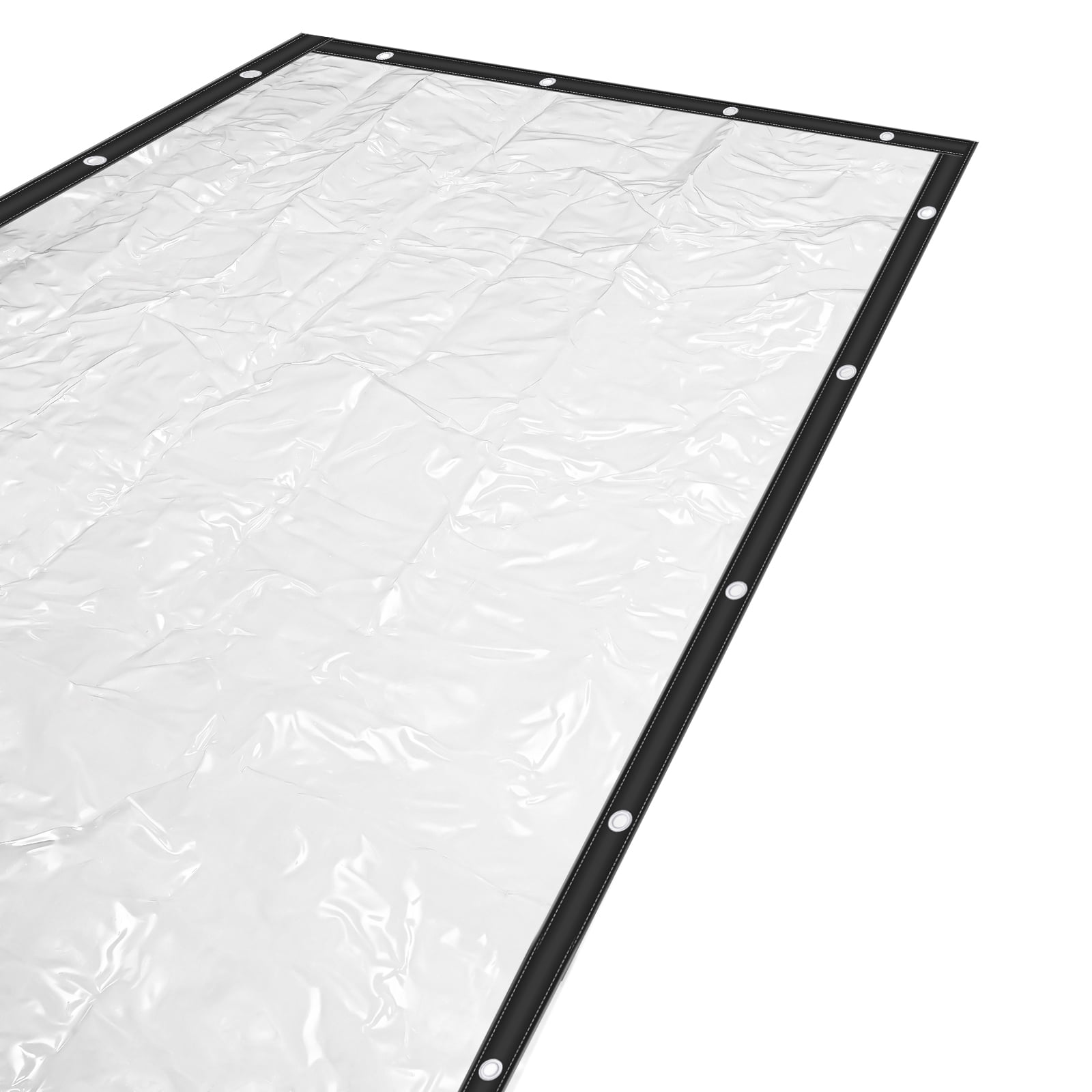 Wildnix Outdoor Waterproof Curtains, Clear PVC, Tear-Resistant, for Balconies and Windows