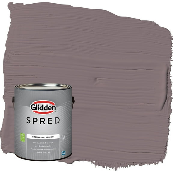 Glidden Spred Choo Choo / Purple Eggshell Interior Paint with Primer, 1 Gallon