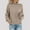 Khaki, variant on Hauaitttt Women's and Winter Knitwear Women's Thick Line Turtleneck Sweater Zip up Pullover Men Quarter Zip Mens Women Long Oversized Sweater Man Sweater Winter Pullover Sweater V Neck Sweatshirt Men