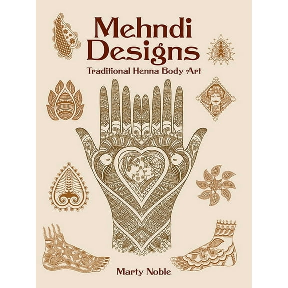 Dover Pictorial Archive: Mehndi Designs : Traditional Henna Body Art (Paperback)