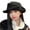 Black,#096, variant on Women Derby Cloche Fedora Hat Warm Knitted Church Beanie Gatsby Bowler Cap,One Size