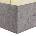 thumbnail image 2 of Storage Basket Linen Foldable Washable Clothes Storage Cube Storage Organizer, 2 of 10